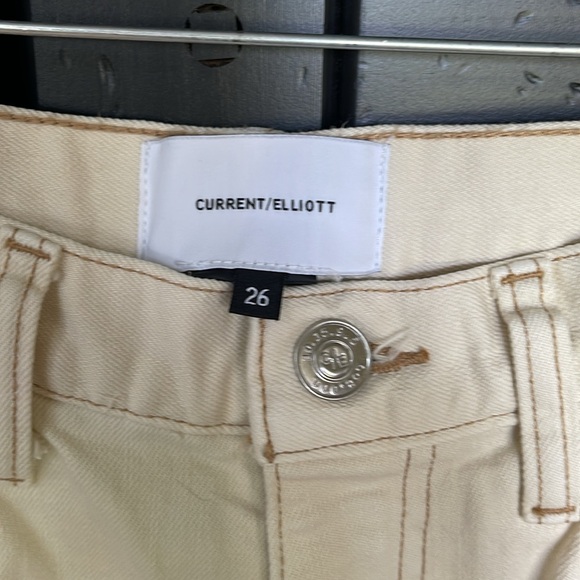 Current Elliott Jeans the original boyfriend Cream size 26 - Picture 4 of 13